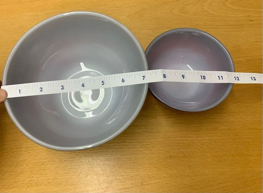 2 Vintage Fire-King Red Milk Glass Stackable Mixing Bowls Lot
